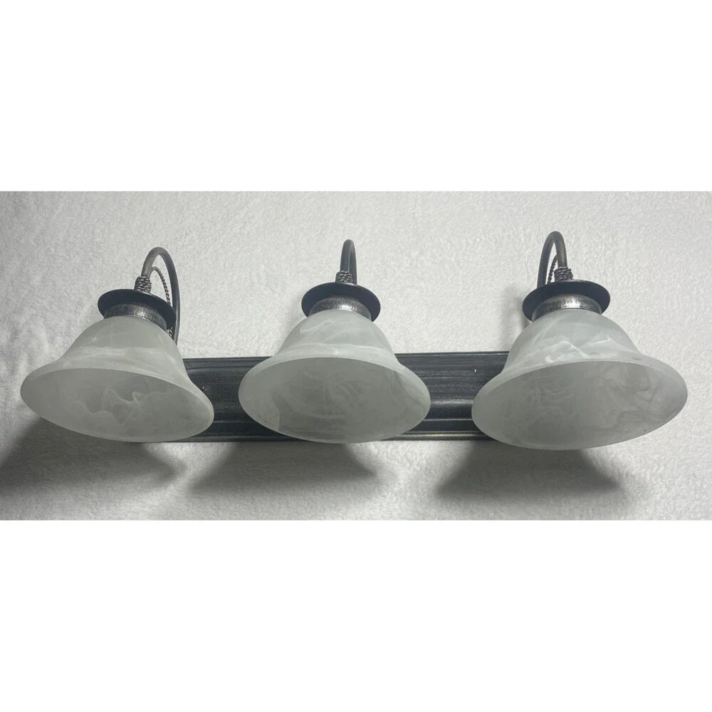 Color: Antique Black 3 Bulb Vanity Light for Bathroom - 3 Available $20 Each
